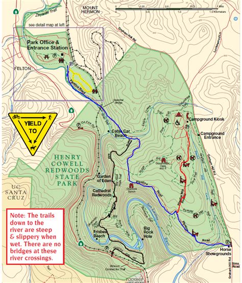 henry cowell trail map